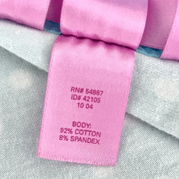 Y2K PINK Victoria’s Secret Polka Dot Cami Tank in Aqua Blue & White, size Small